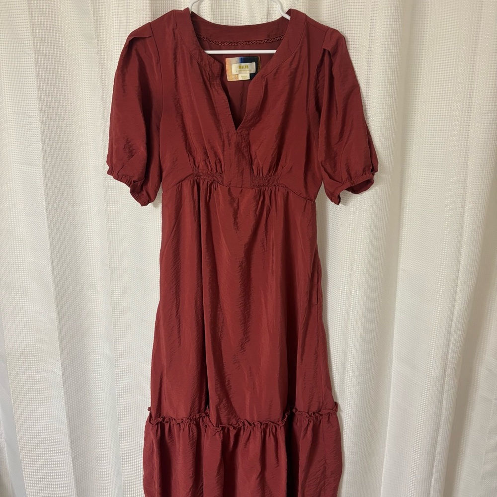 Maeve Rust Somerset Maxi Dress